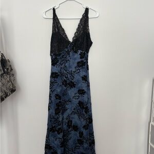 Thirty thirty Black and Blue Floral Dress